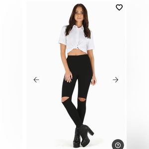 NWOT BlackMilk rip it up leggings